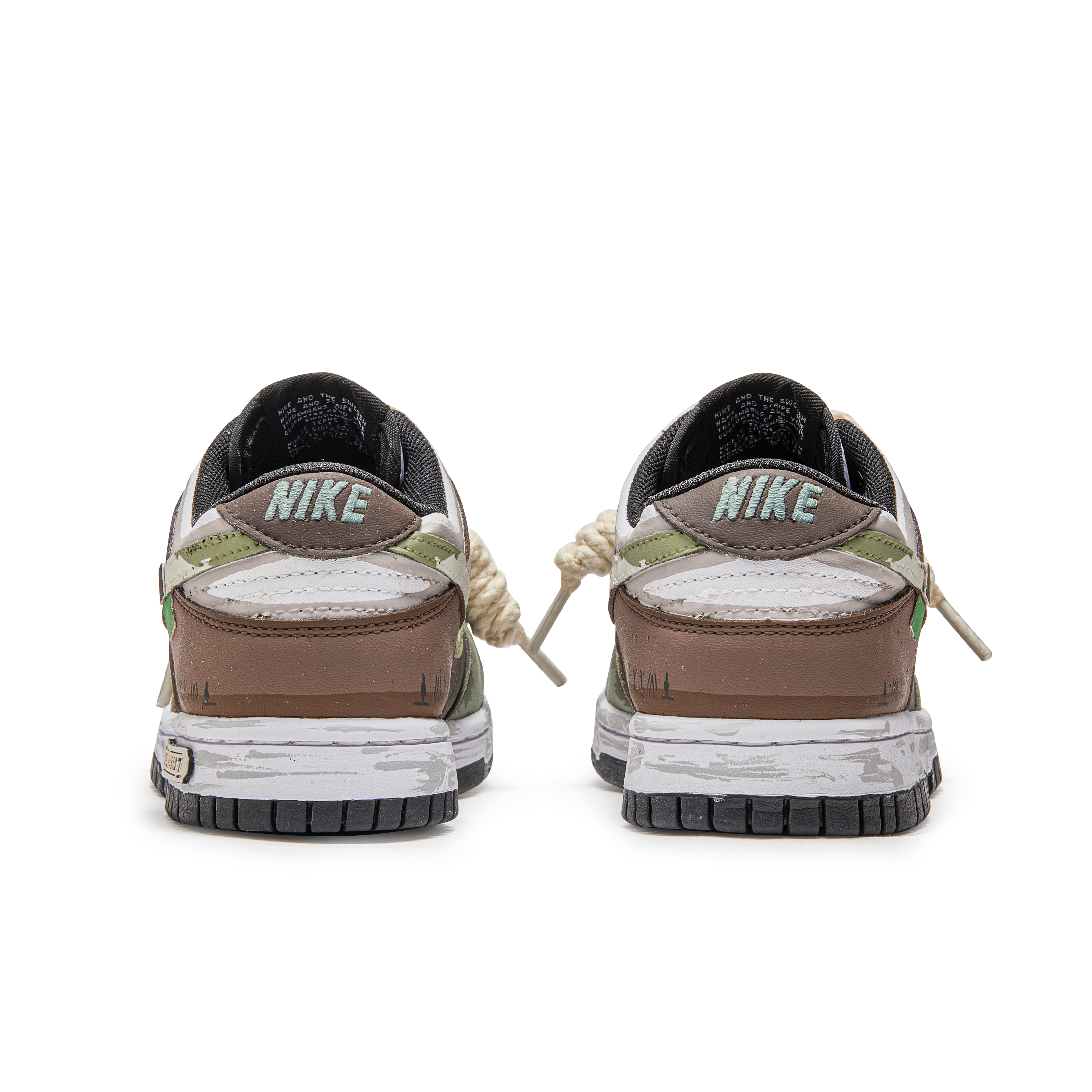 Nike Dunk Jungle Adventure Quick Dry, Abrasion Resistant, And Balanced Low top Skateboard Shoes Men's Black Green купить в интернет-магазине Yoocart с быстрой доставкой по России.