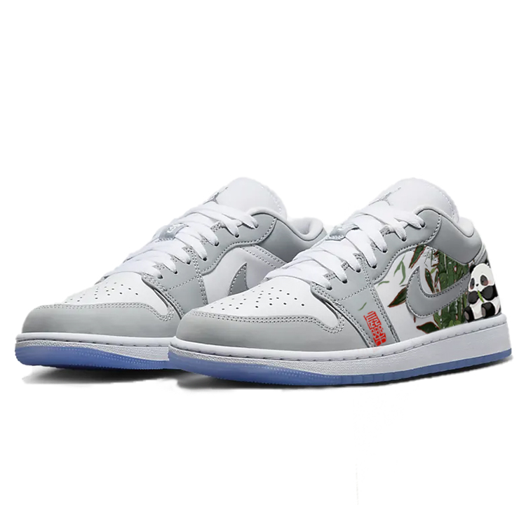 Jordan Air Jordan 1 Vintage Basketball Shoes Women's Low Top White/Gray купить в интернет-магазине Yoocart с быстрой доставкой по России.
