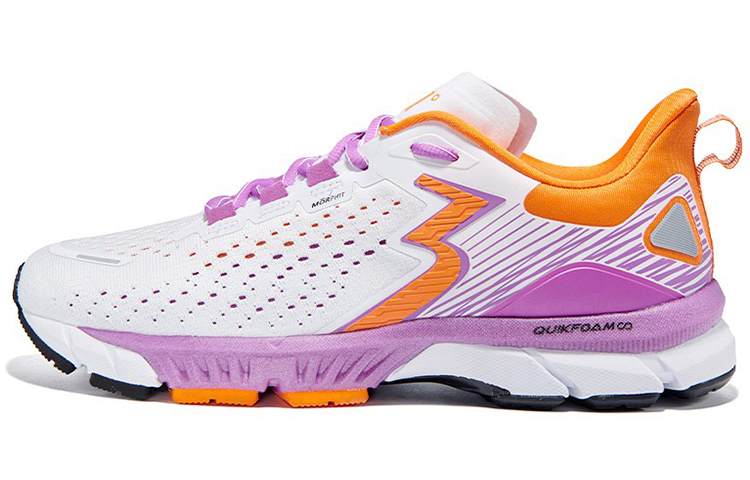 361° Shock Absorbers Low Top Running Shoes Men's White Purple