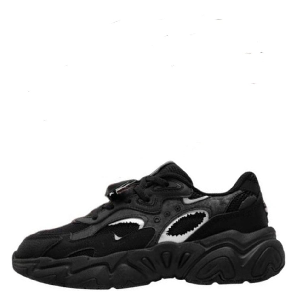 361° Cushioning Wear-Resistant Low-Top Chunky Sneakers Women's Black