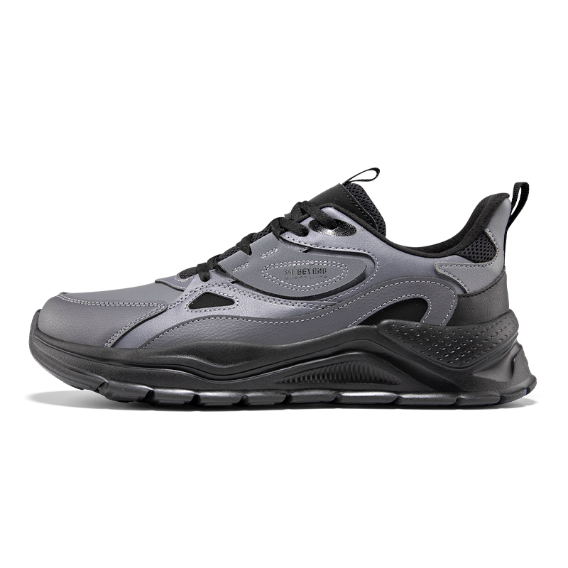 361° Cushioning Anti-Slip And Wear-Resistant Low-Top Casual Shoes Men's Gray Black