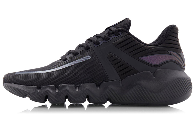 LiNing LN Fle Cushioning Moisture-Wicking Lightweight Low-Top Casual Shoes Women's Black
