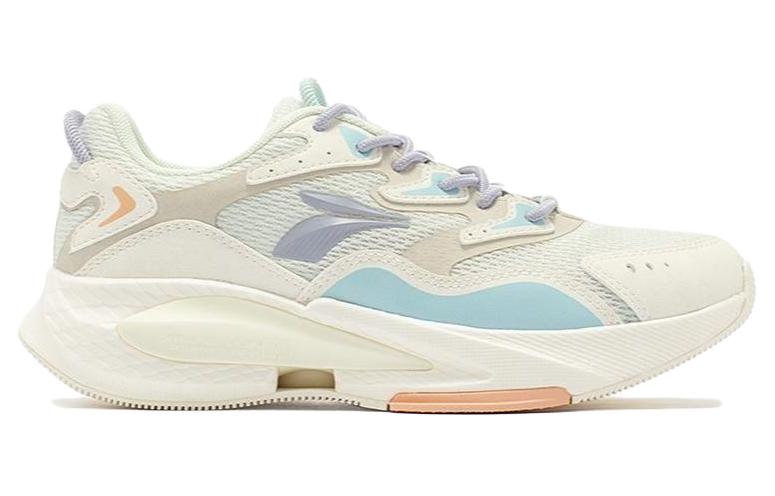 361° Type Slip Resistant, Abrasion Resistant, Breathable, Lightweight Low Top Running Shoes Women's White Blue Purple