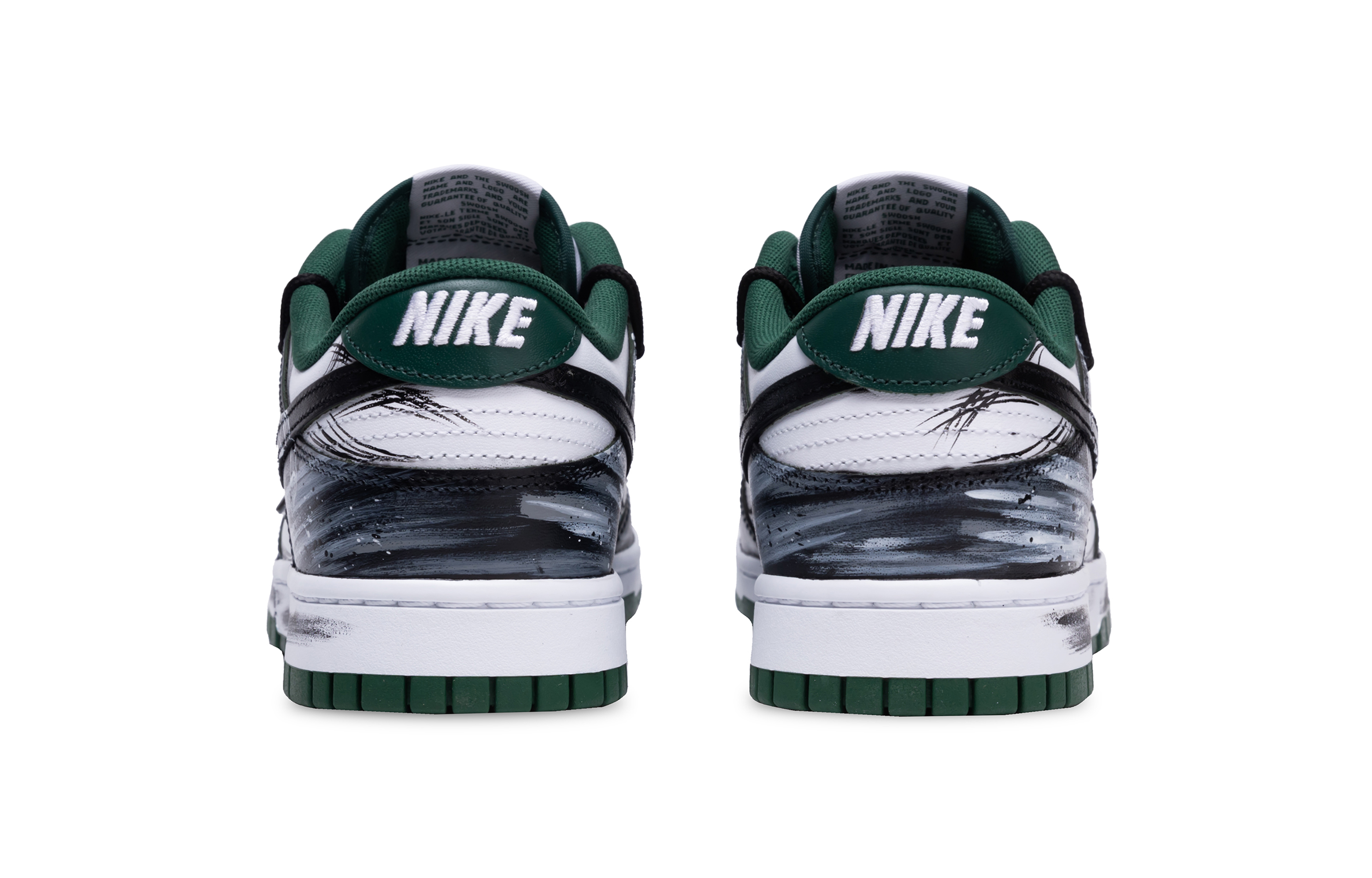 Nike Dunk Dark Night Knight Abrasion Resistant Low top Skateboard Shoes Unisex White Green купить в интернет-магазине Yoocart с быстрой доставкой по России.