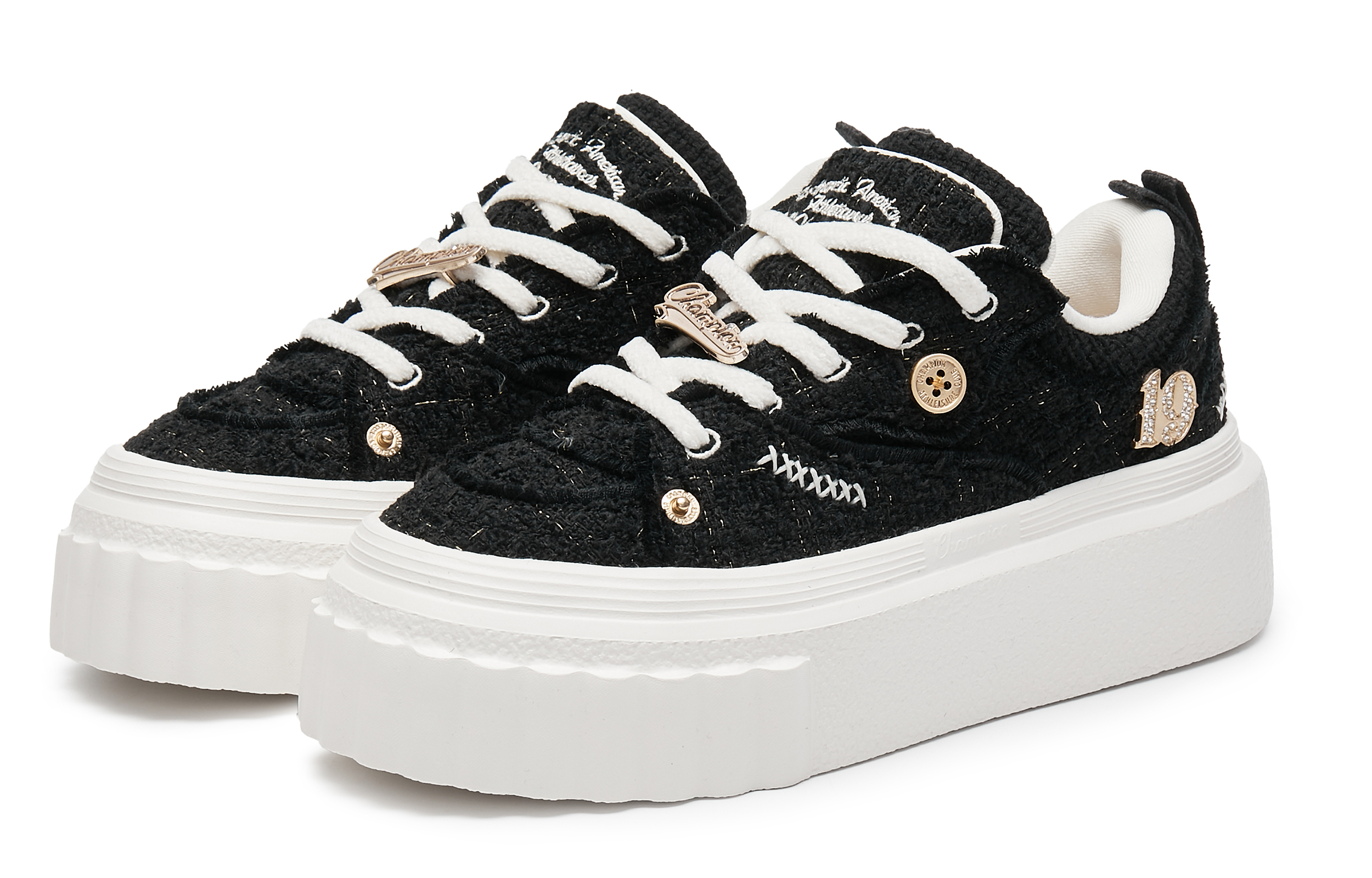 Champion Bakery Shoes Champ Creeper Low top Skateboard Shoes Women's Black White купить в интернет-магазине Yoocart с быстрой доставкой по России.