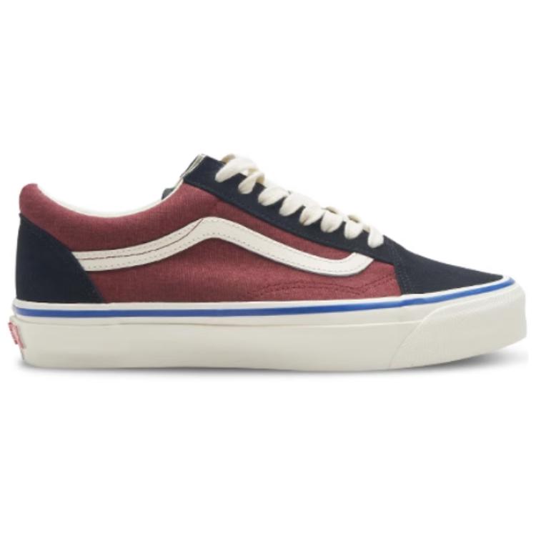 Vans Old Skool Anti-Slip Wear-Resistant Low-Top Skateboard Shoes Men's Red Black купить в интернет-магазине Yoocart с быстрой доставкой по России.