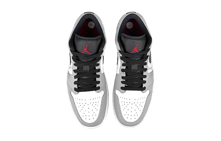 Jordan Air Jordan 1 Low-Top Vintage Basketball Shoes Men's Black White Gray купить в интернет-магазине Yoocart с быстрой доставкой по России.