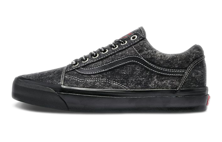 Vans Old Skool Lx Jim Goldberg Acid Wash Denim Black