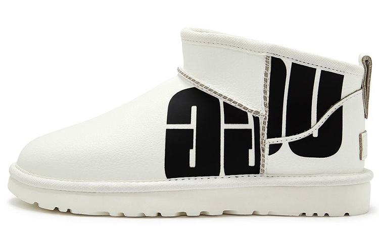 UGG Classic Ultra Mini Broken Logo 'White' Women's