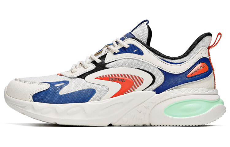 361° Slip Resistant, Abrasion Resistant, Lightweight Low Top Sports Casual Shoes Men's Beige Blue