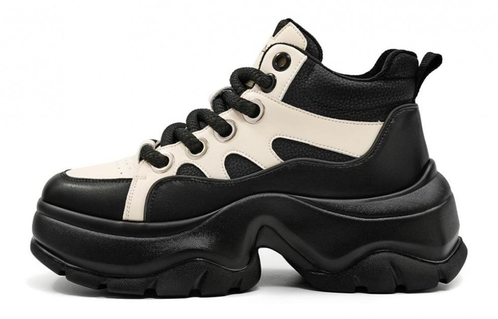 EBLAN Low-Top Chunky Sneakers Women's Black