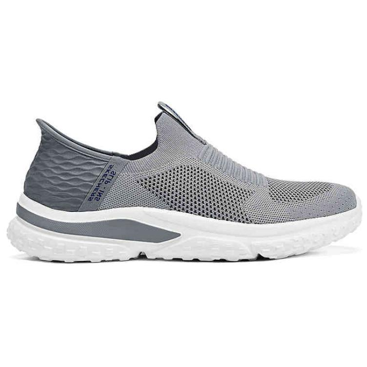 Skechers Slip Ins Low Top Casual Shoes Men's Gray