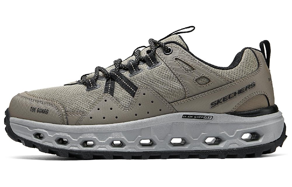 Skechers Low Top Casual Running Shoes Men's Tan