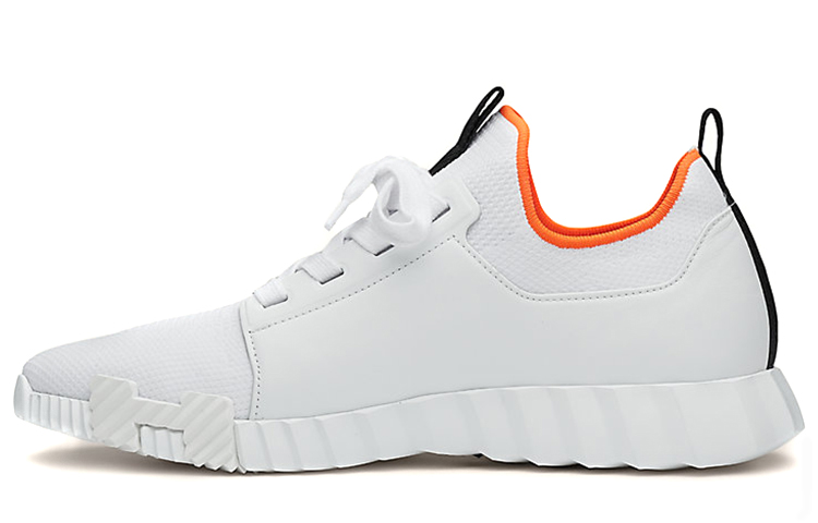 HERMES Cushioning, Breathable, Lightweight Low Top Casual Shoes Men's White