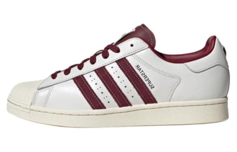 Adidas Superstar 'Off White Maroon'