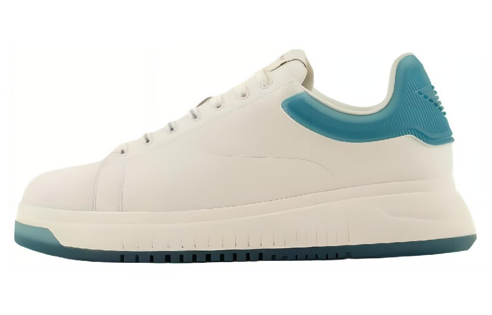 EMPORIO ARMANI Low-Top Skateboard Shoes Men's White