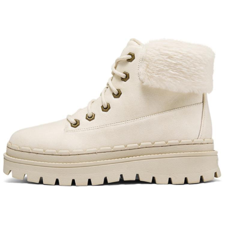 Skechers Modern Comfort Warm Short Snow Boots Women's Ecru