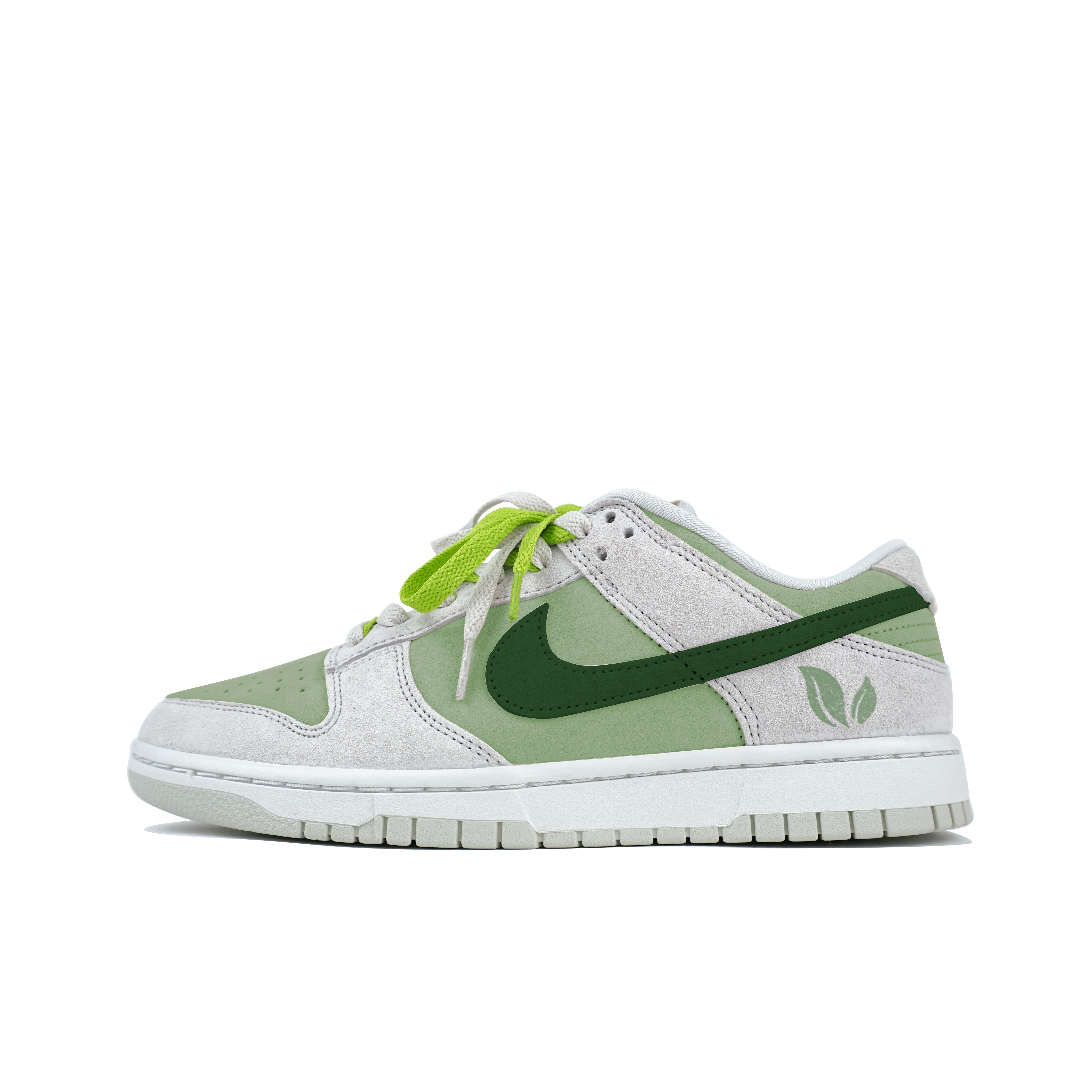 Nike Dunk Low Nine Systems Low Top Skateboard Shoes Men's Gray White Green