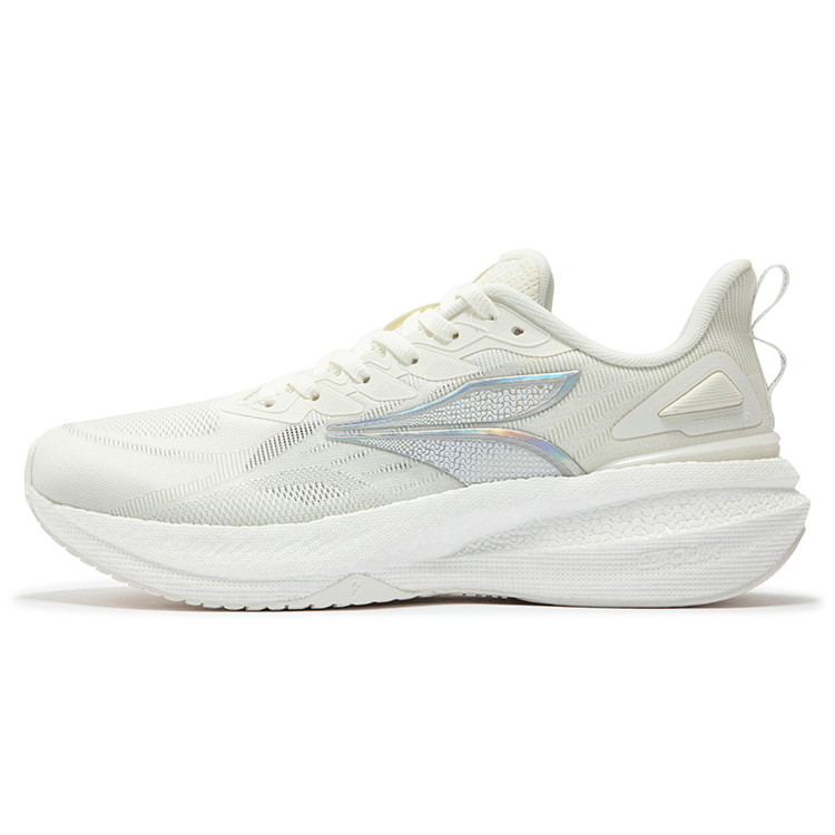 361° Cushioning Anti-Slip And Wear-Resistant Low-Top Running Shoes Men's Feather White
