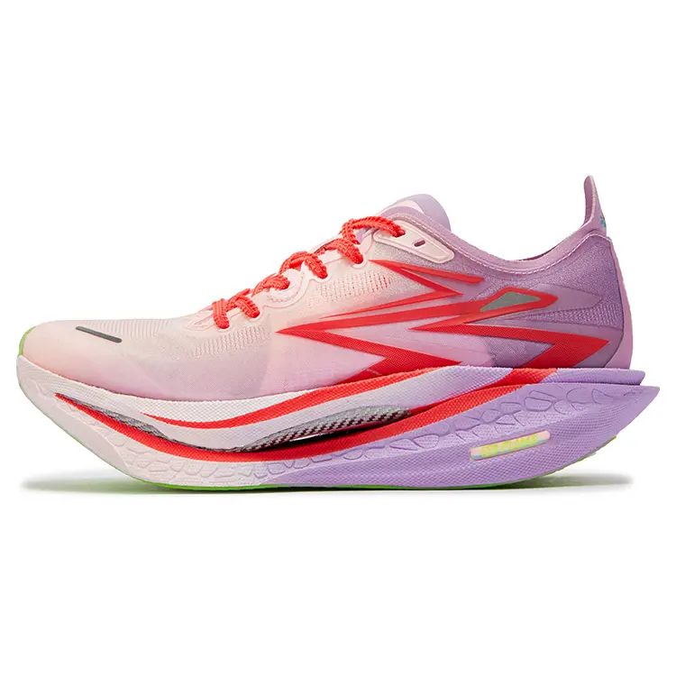 361° Flame 4 Running Shoes Unisex Low top Peach Heart Pink, Fluorescent Passionate Coral Pink