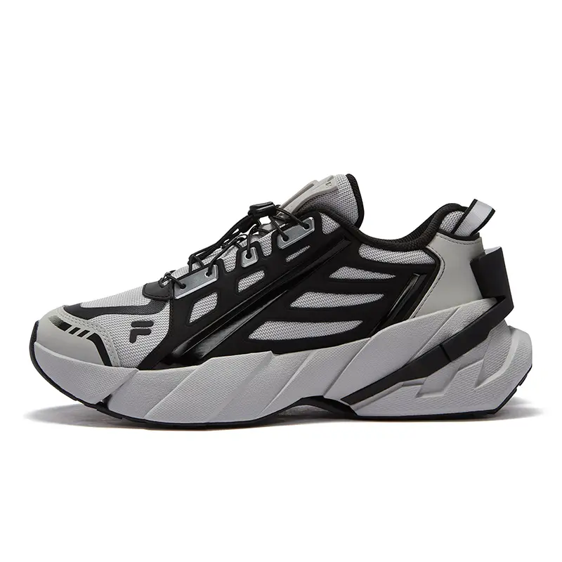 FILA FUSION TI 22 Low Top Casual Shoes Men's Gray Black