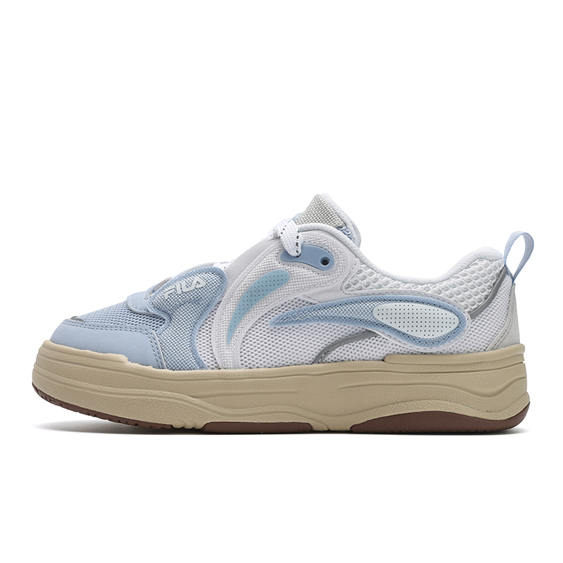 FILA VIBE Low Top Skateboard Shoes Women's Blue Gray
