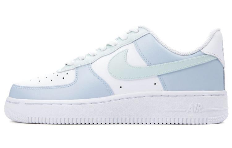 Nike Air Force 1 Air Force 1 Low Top Skateboard Shoes Men's White Blue