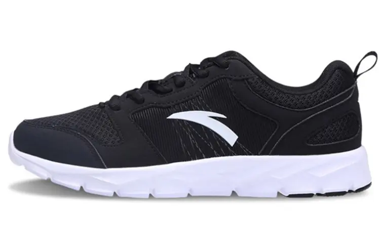 Anta Running Collection Shock Absorbers Slip Resistant Abrasion Resistant Low top Running Shoes Women's Black