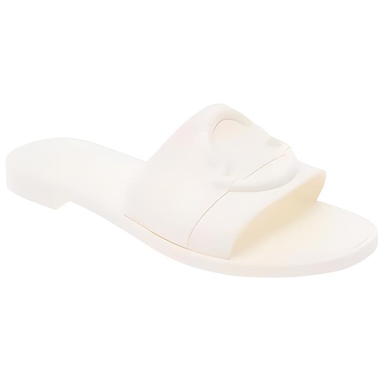 Moncler Logo Embossed Slip On Sandals Women's