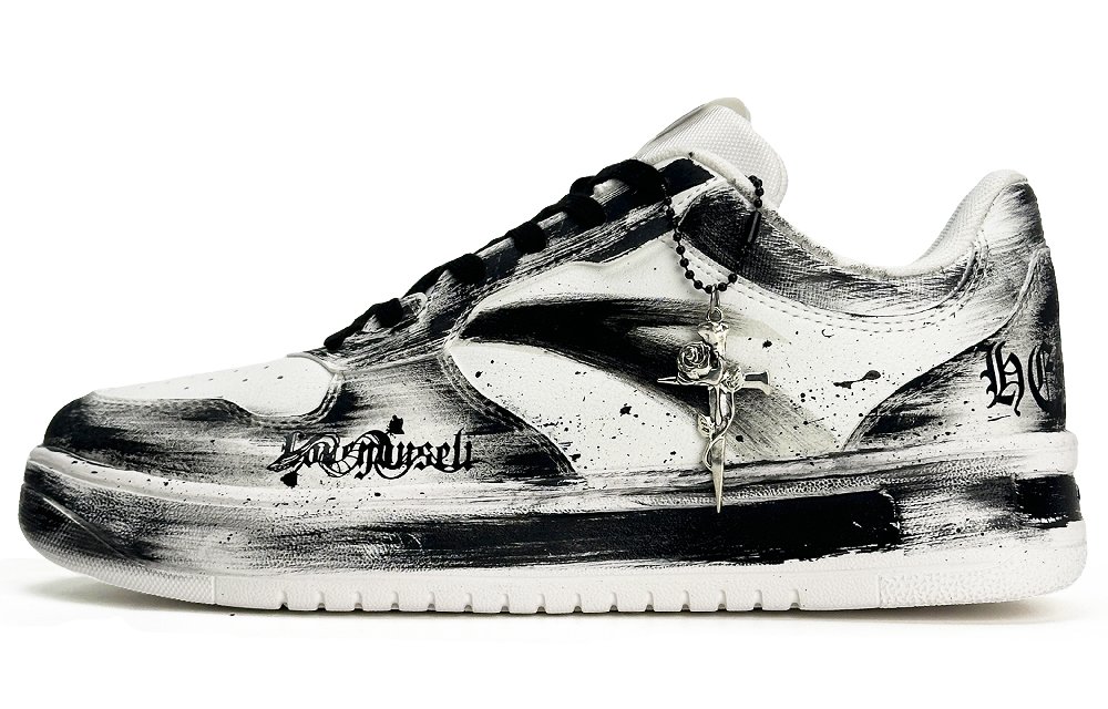 ANTA Relaxed Skateboard Shoes Unisex Low top White