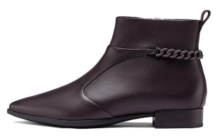 Ecco Short Chelsea Boots 2cm Women's Coffee