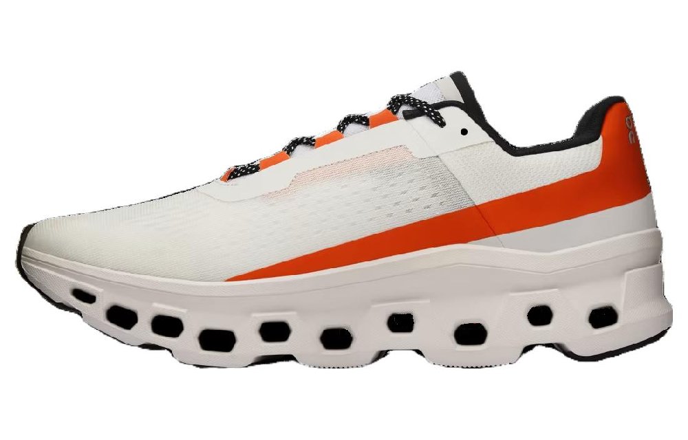 On Running CloudmOnster Undyed White Flame