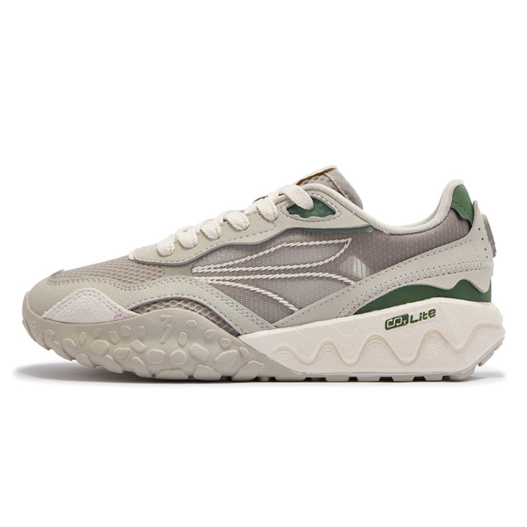 361° Anti-Slip Wear-Resistant Low-Top Casual Shoes Women's Shale Gray