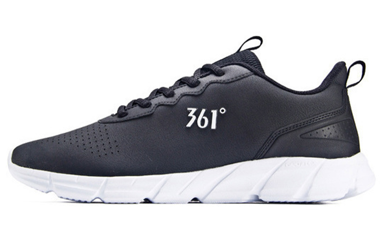 361° Breathable, Slip Resistant, And Abrasion Resistant Low Top Athletic Shoes Men's Black White