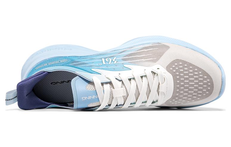361° Slip Resistant, Abrasion Resistant, Breathable Low Top Running Shoes Men's Blue White