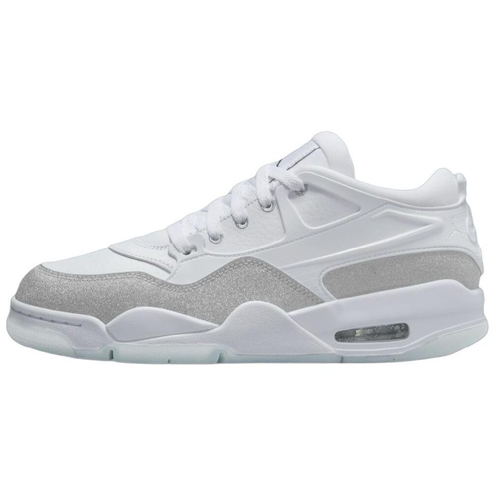 JORDAN 4 Rm White Metallic Silver Women's