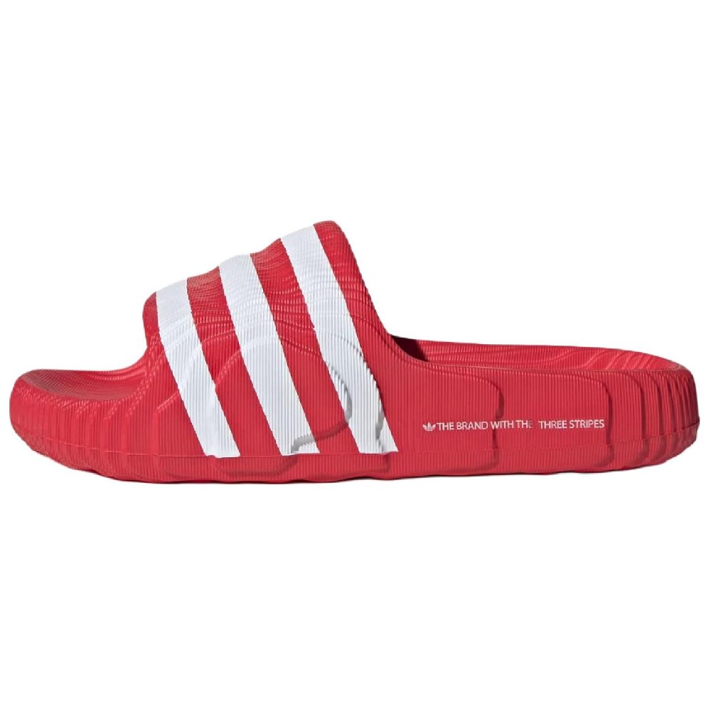 Adidas Adilette 22 Slides Better Scarlet Cloud White