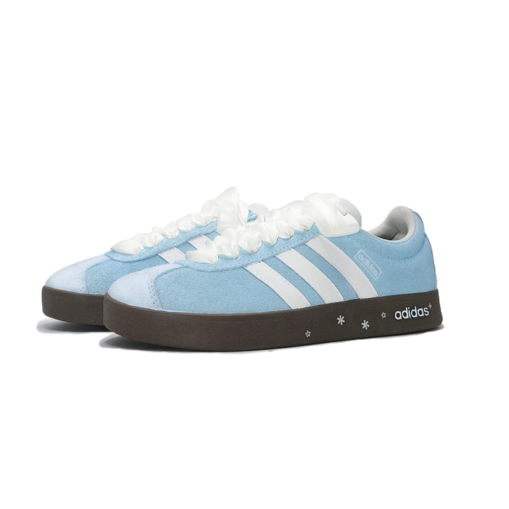 Adidas Neo VL Court 2.0 Wear resistant And Lightweight Low Top Skateboard Shoes Unisex Blue White