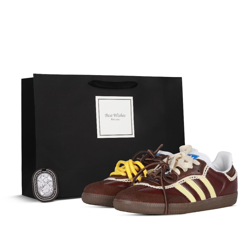 Adidas Originals SAMBA OG Caramel Chestnut Non-slip Lightweight Low-Top Skateboard Shoes Unisex Brown