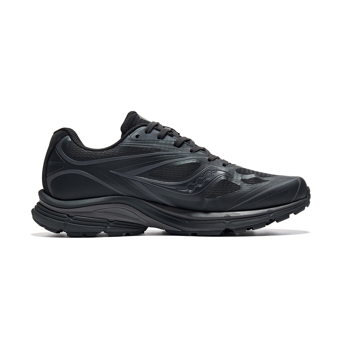 Saucony Kinvara Elite 4 Abrasion Resistant Breathable Rebound Low top Casual Running Shoes Unisex Black