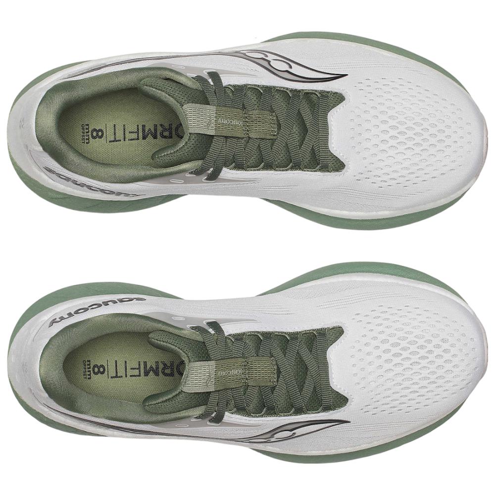 Saucony Ride 18 White Olivine купить в интернет-магазине Yoocart с быстрой доставкой по России.