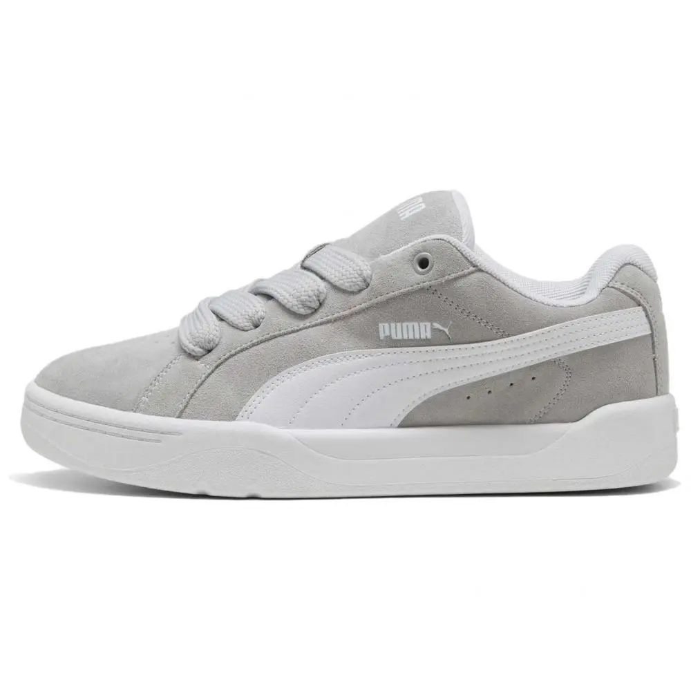 PUMA Park Lifestyle Abrasion Resistant Low Top Skateboard Shoes Men's Gray