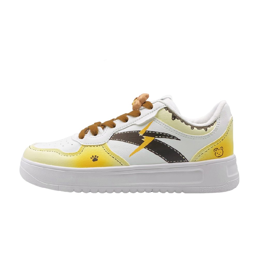 Anta Cushioning Wear-Resistant Balance Low-Top Skateboard Shoes Unisex Yellow-white-brown