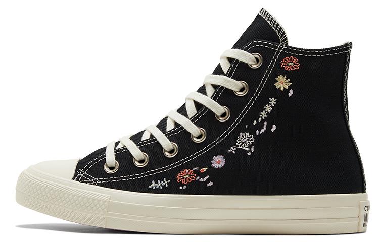 Converse Chuck Taylor All Star High 'Embroidered Floral Black' Women's