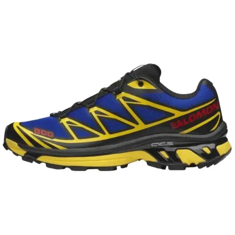 JJJJound x SALOMON Support Low top Running Shoes Unisex Nautical Blue Lemon