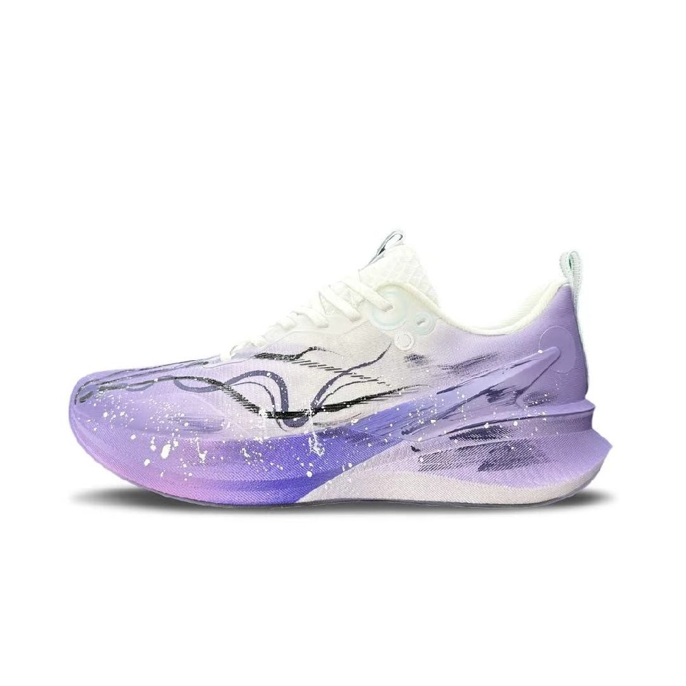 LiNing Red Hare 8PRO Cushioning Abrasion Resistant Breathable Low Top Training Running Shoes Unisex Purple