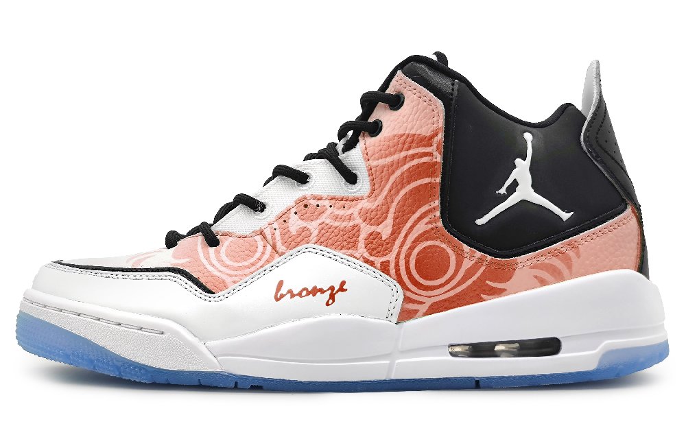 Jordan Courtside 23 Anti-Slip Wear-Resistant Mid-Top Vintage Basketball Shoes Men's