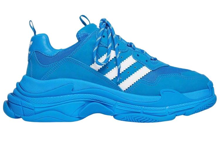 Balenciaga Triple S Adidas Blue White купить в интернет-магазине Yoocart с быстрой доставкой по России.