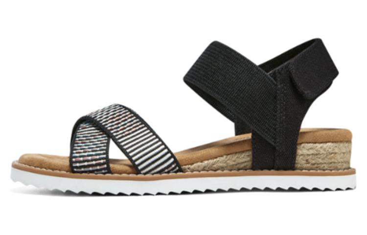 Skechers Desert Kiss Cross Strap Casual Sandal 'Brown Black' Women's