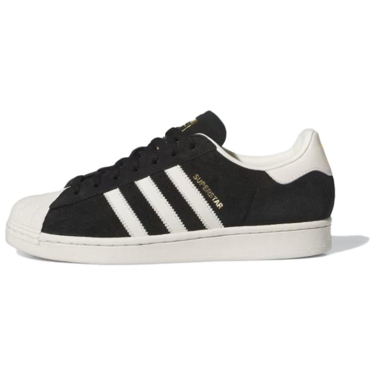 Adidas Superstar Core Black Off White Gold Metallic
